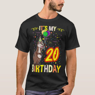 そのマイ20誕生日シーオッター Tシャツ
