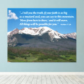 そのマウンテンキャンバスを感動的移動 キャンバスプリント (インサイチュ (ウッドフロア))