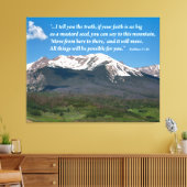 そのマウンテンキャンバスを感動的移動 キャンバスプリント (インサイチュ (リビング))