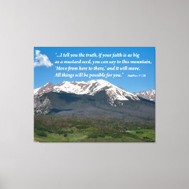 そのマウンテンキャンバスを感動的移動 キャンバスプリント