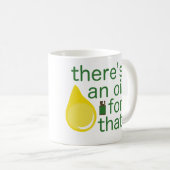 そのマグのための油があります コーヒーマグカップ (正面右)