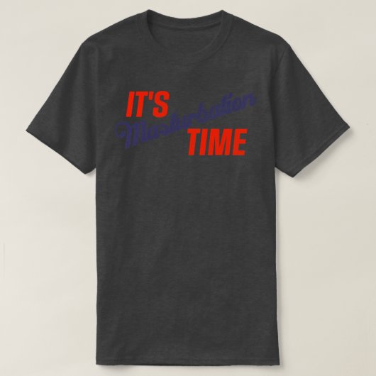 そのマスタベーション時間 Tシャツ (デザイン正面)