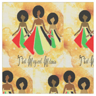 そのメラニンの魔法のAfrocentricの綿織物 ファブリック