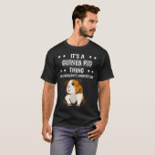 そのモルモット物おもしろい引用文カヴィーギニア豚 Tシャツ (正面フル)