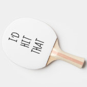 そのユーモアのギフトおもしろいことわざ 卓球ラケット (横)