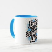 そのライフ賛美コンボマググを持つ マグカップ (正面左)