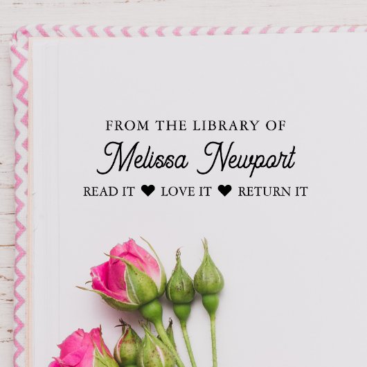 そのライブラリ読から愛それを返す ラバースタンプ