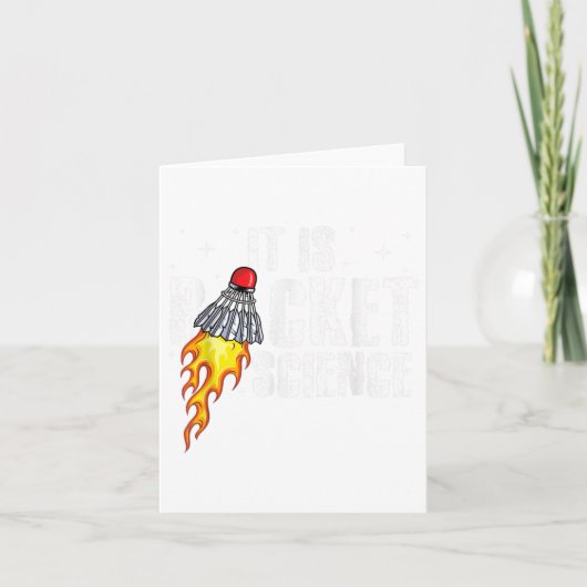 そのラケットサイエンスグラフィックバドミントン選手のShutttl カード (正面)