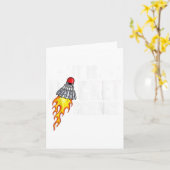 そのラケットサイエンスグラフィックバドミントン選手のShutttl カード (黄色い花)