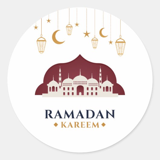 そのラマダンyall ramadan子供たち女性の男性ラマダン ラウンドシール (正面)