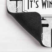 そのワインの時計 マウスパッド (コーナー)