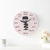 そのワインの時 ラージ壁時計 (ホーム)