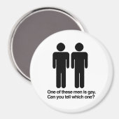 その一人がゲイで誰がPNGか分かる マグネット (正面/裏面)