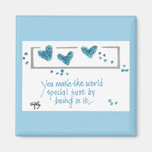 その中にいるだけで世界を特別なものにする。馬氏 マグネット (正面)