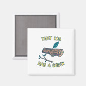 その丸太には子供のミームがあった マグネット (正面/裏面)