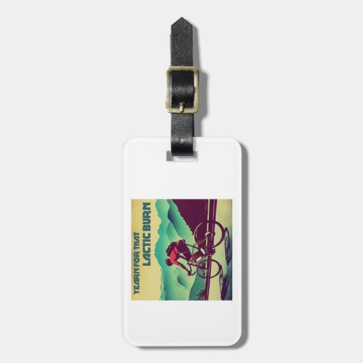 その乳酸燃焼サイクリングに憧れる ラゲッジタグ (正面縦)