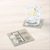 その人である スクエアペーパーコースター (インサイチュ)