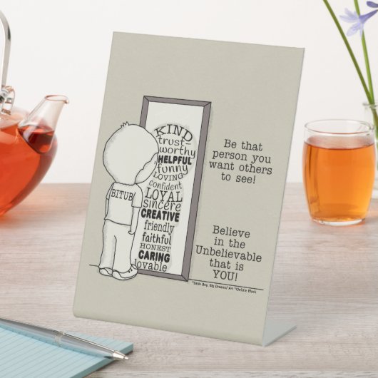 その人である 台座サイン (インサイチュ)