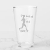 その仕事は女性の報酬のランナーだ タンブラーグラス (裏面)