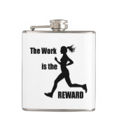 その仕事は女性の報酬のランナーだ フラスク (正面)