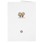 その他のおもしろい格言を取得するグリーティングカード (裏面)