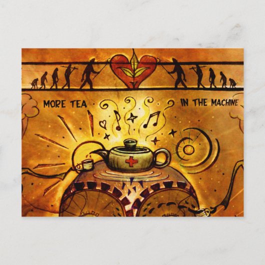 「その他のお茶」はがき(詳細) ポストカード (正面)