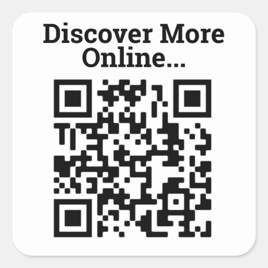 その他のオンラインQRコードデザイン スクエアシール (正面)