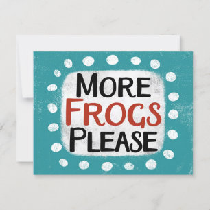 その他のカエルPleaseグリーティングカード カード