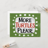 その他のカメはグリーティングカード カード (正面/裏面インサイチュ)