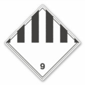 その他のクラス9ラベル シール (正面)