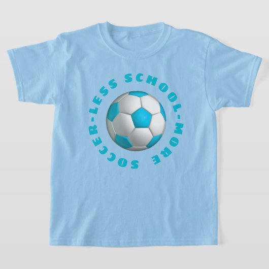 その他のサッカーターコイズ Tシャツ (レイダウン)