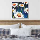 その他のデイジー:フローラおもしろいと喜び キャンバスプリント (インサイチュ (寝室))