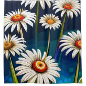 その他のデイジー:フローラおもしろいと喜び シャワーカーテン (正面)