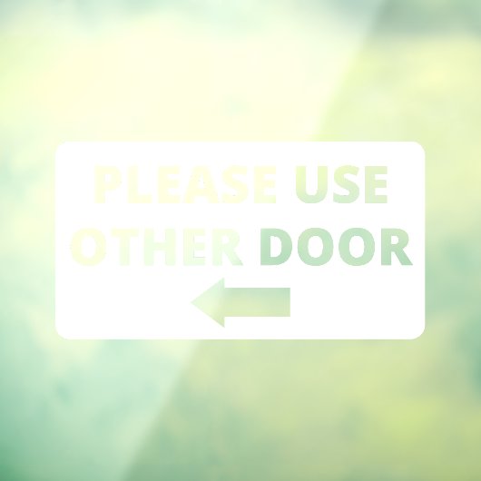 その他のドアストアフロントデカール ウィンドウサイン (シート3)