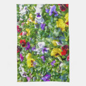 その他のパンジー キッチンタオル (縦)