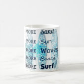 その他のビーチライフ コーヒーマグカップ (中央)