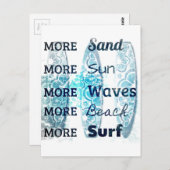 その他のビーチライフ ポストカード (正面/裏面)