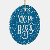 その他のベース – ブルーホワイトミュージック セラミックオーナメント (右)