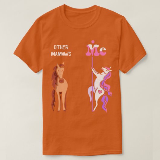 その他のマムズメユニコーンマムギフトおもしろいアイディア Tシャツ (デザイン正面)