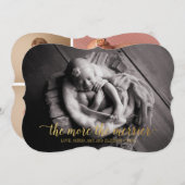 その他のメリーホリデーカード、誕生のお知らせ 案内状 (正面/裏面)