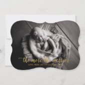 その他のメリーホリデーカード、誕生のお知らせ 案内状 (正面)