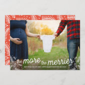 その他のメリー祝日妊娠の発表 シーズンカード (正面/裏面)