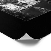 その他のモレーヌ湖（黒と白） ポスター (角)