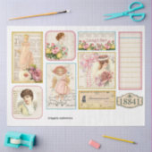 その他のヴィンテージメンフエマシリーズデザイン11 薄葉紙 (クラフト)