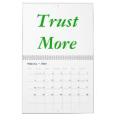 その他の予定表：もっと愛気にして笑え カレンダー (2月 2026)