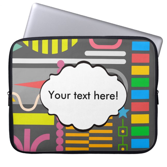 その他の図形 ラップトップスリーブ (正面)