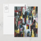 その他の夜(抽象芸術表現主義) ポストカード (正面/裏面)