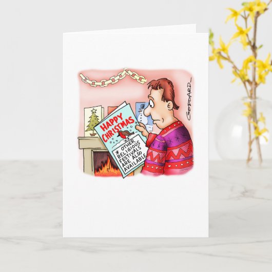 その他の宗教フェスティバルもある カード (黄色い花)