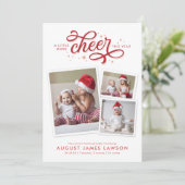 その他の応援クリスマスの誕生のお知らせ シーズンカード (スタンド正面)