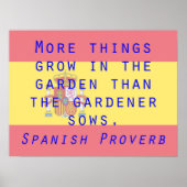 その他の成長 – スペインの Proverb ポスター (正面)